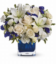 Teleflora's Sapphire Skies Bouquet from Arjuna Florist in Brockport, NY